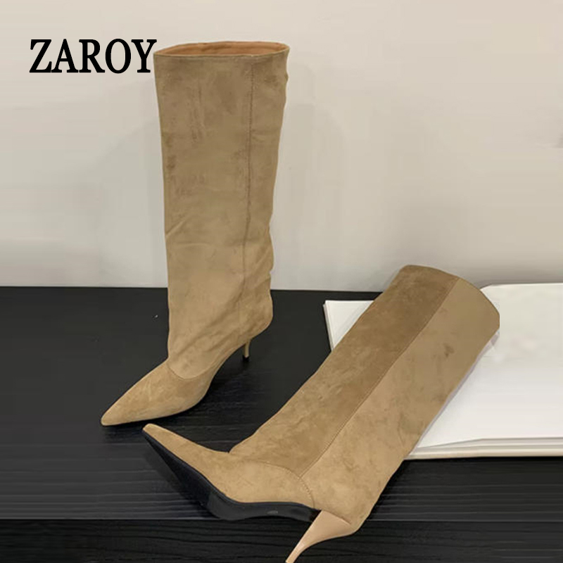 자로이 니하이 여성 부츠 겨울용 따뜻한 스노우 부츠 섹 - Knee High Boots Women 리뷰 및 가격
