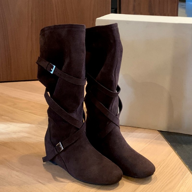 2026년 신상 영국 스타일 패셔너블 가죽 롱부츠 스웨 - Sock Boot Women 리뷰 및 가격