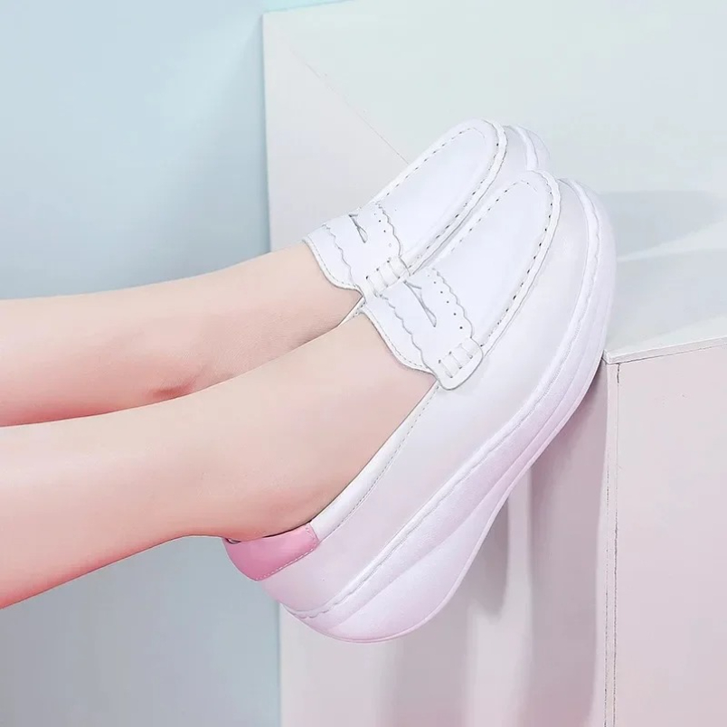 2025 화이트 핑크 간호사 스니커즈 슬립온 여성 신발 - Women Shoes Tennis 리뷰 및 가격